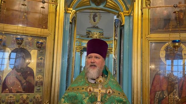 5 апреля 2026г. Воскресная проповедь настоятеля храма. Вход Господннь в Иерусалим.