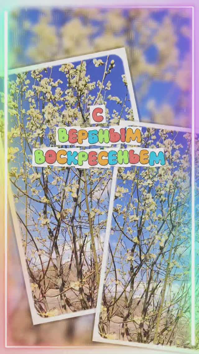 С ВЕРБНЫМ ВОСКРЕСЕНЬЕМ!