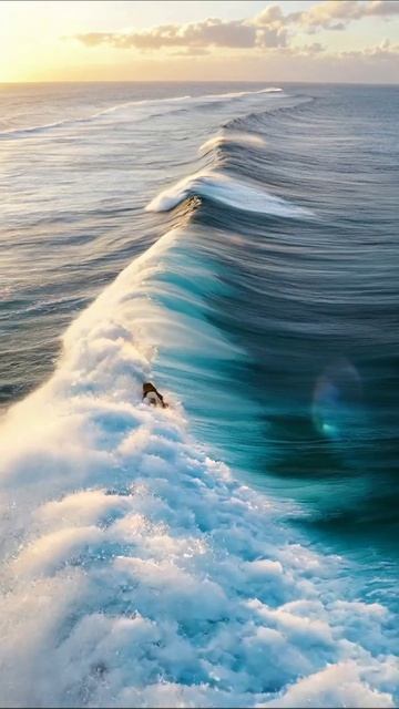 Сёрфинг на волнах: мастерство и приключения #сёрфинг #приключения #океан