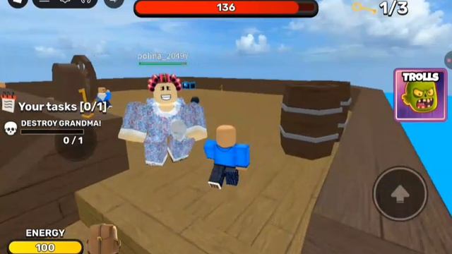 ОТФИГАЧЬ БАБУШКУ в РОБЛОКС !!! ДЕТИ ПРОТИВ БАБУШКИ !!! ( Драгнил )