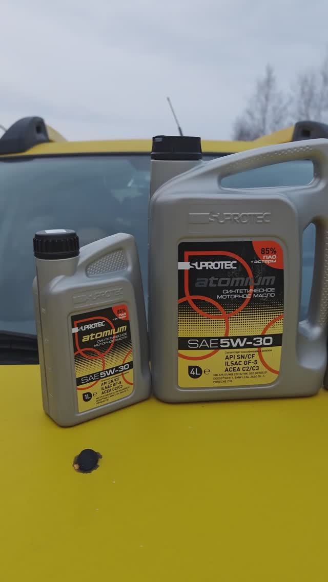 Отзыв масло Suprotec Atomium 5W-30 в дизельный Рено Дастер