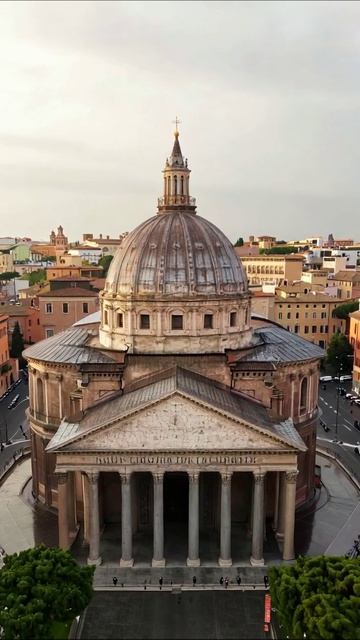 Величие Пантеона в Риме #Пантеон #Рим #Архитектура