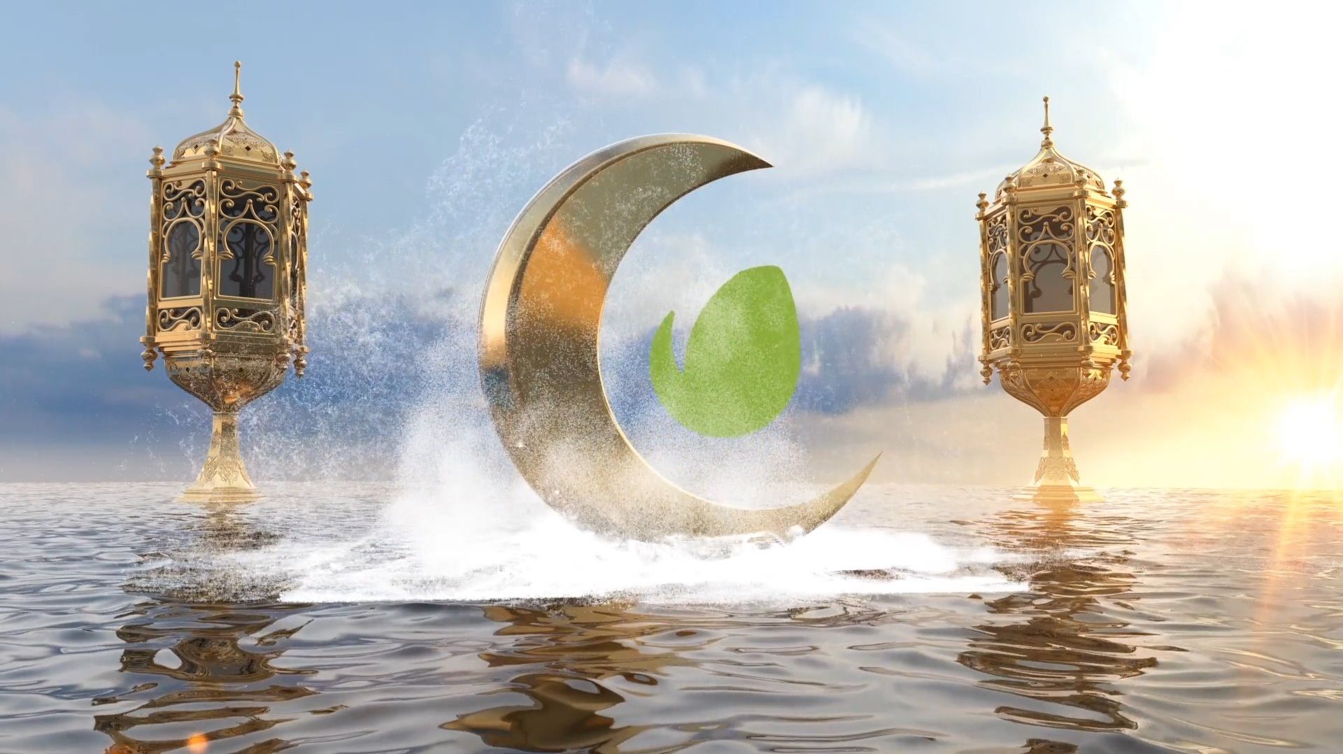 Интро Ramadan Ocean Logo