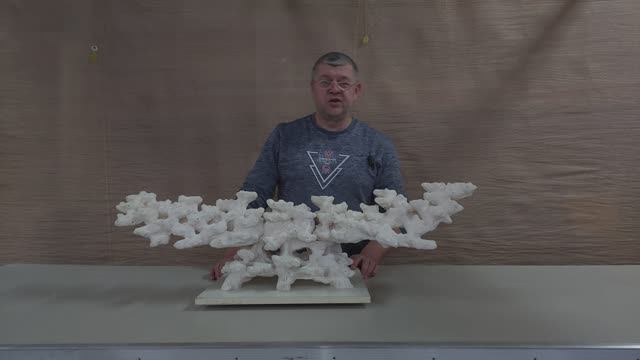 2201262 Декорация из биокерамики для морского аквариума.