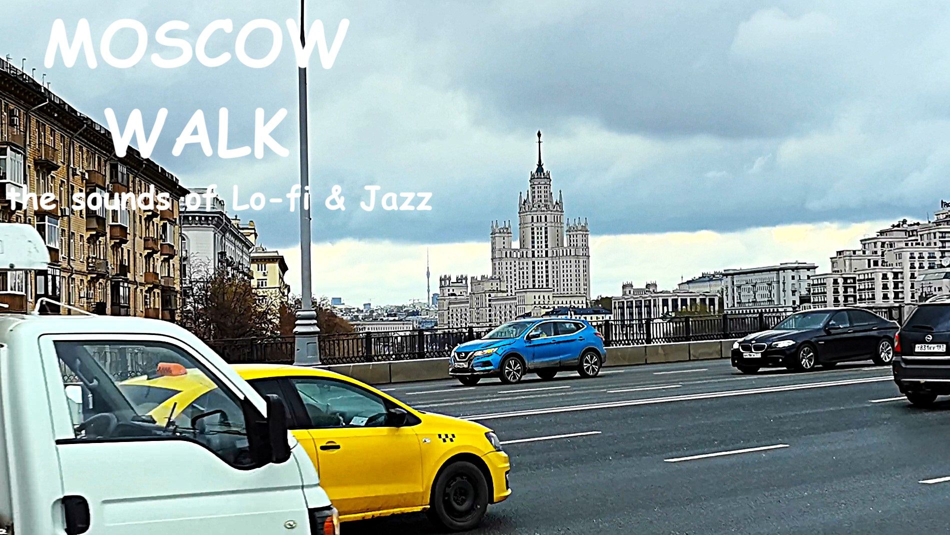 Moscow | Прогулка в пасмурную погоду | A Walk To The Sounds Of Lo-fi & Jazz
