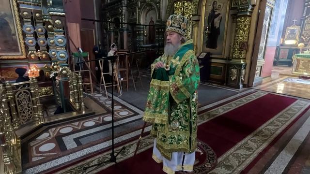 Проповедь епископа Максима в Вербное воскресение