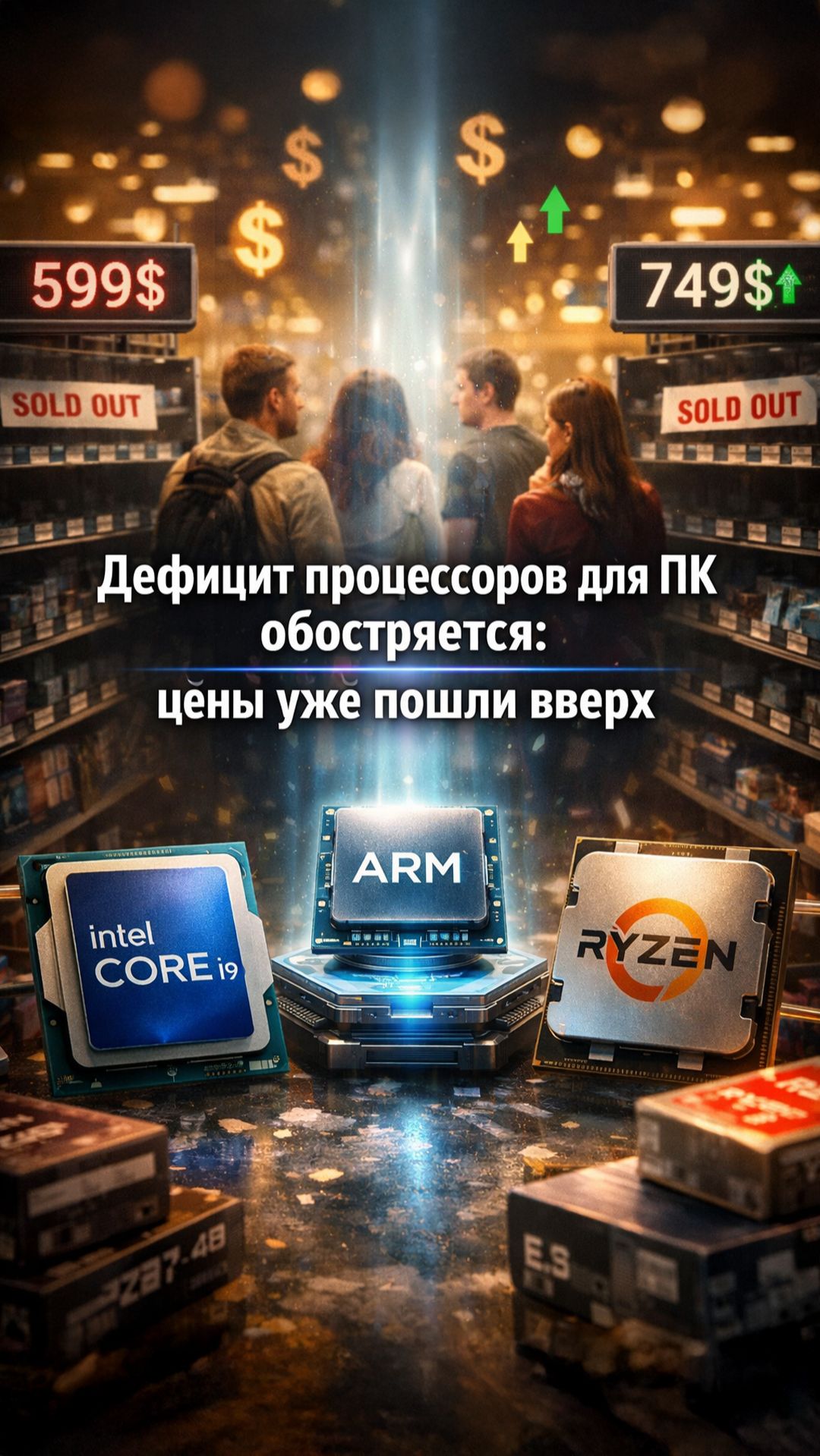 Почему процессоры Intel и AMD становятся дефицитом и что это значит для рынка ПК