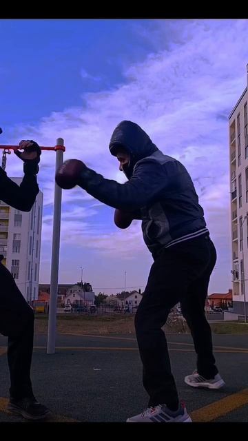 Отработка ударов на практике