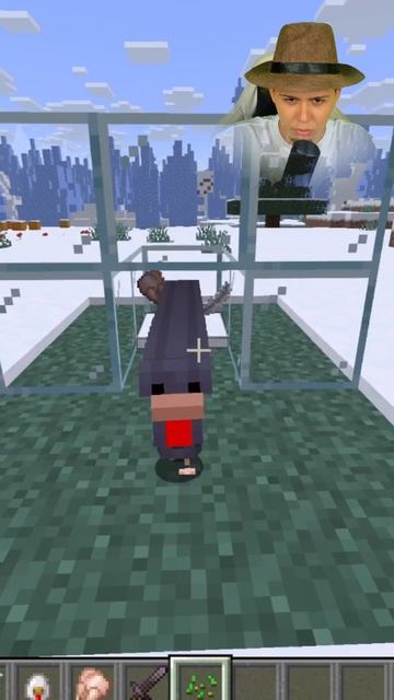 МАЙНКРАФТ — прикол с курицей 🐔😂