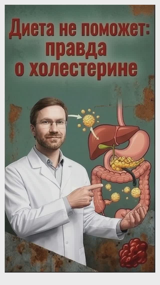 Диета не поможет: правда о холестерине
