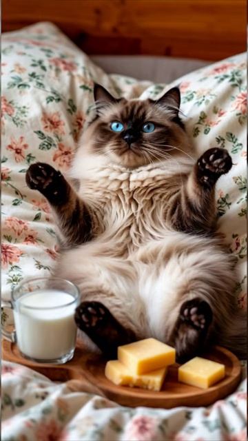 Кот пытается позировать для фотографии 😅 | Когда пытаешься скрыть свою депрессию