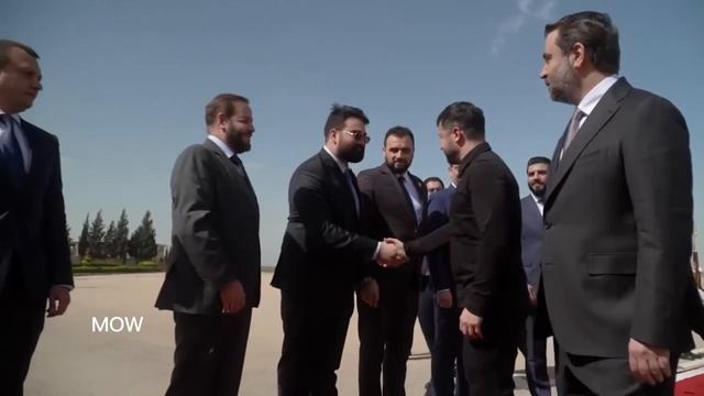 Зеленского встретили в Сирии