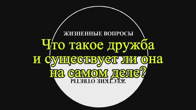 Жизненные вопросы - жесткие ответы от ИИ. Что такое дружба и существует ли она на самом деле