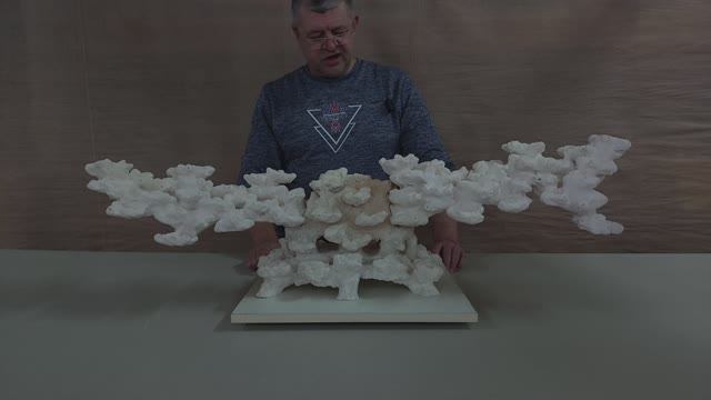 СК-15 Декорация из биокерамики для морского аквариума.