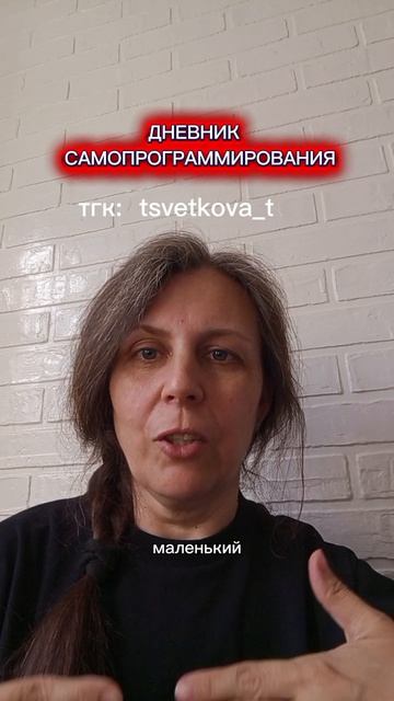 Дневник самопрограммирования