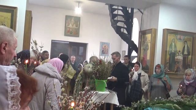Вход Господень в Иерусалим. Освящение верб.