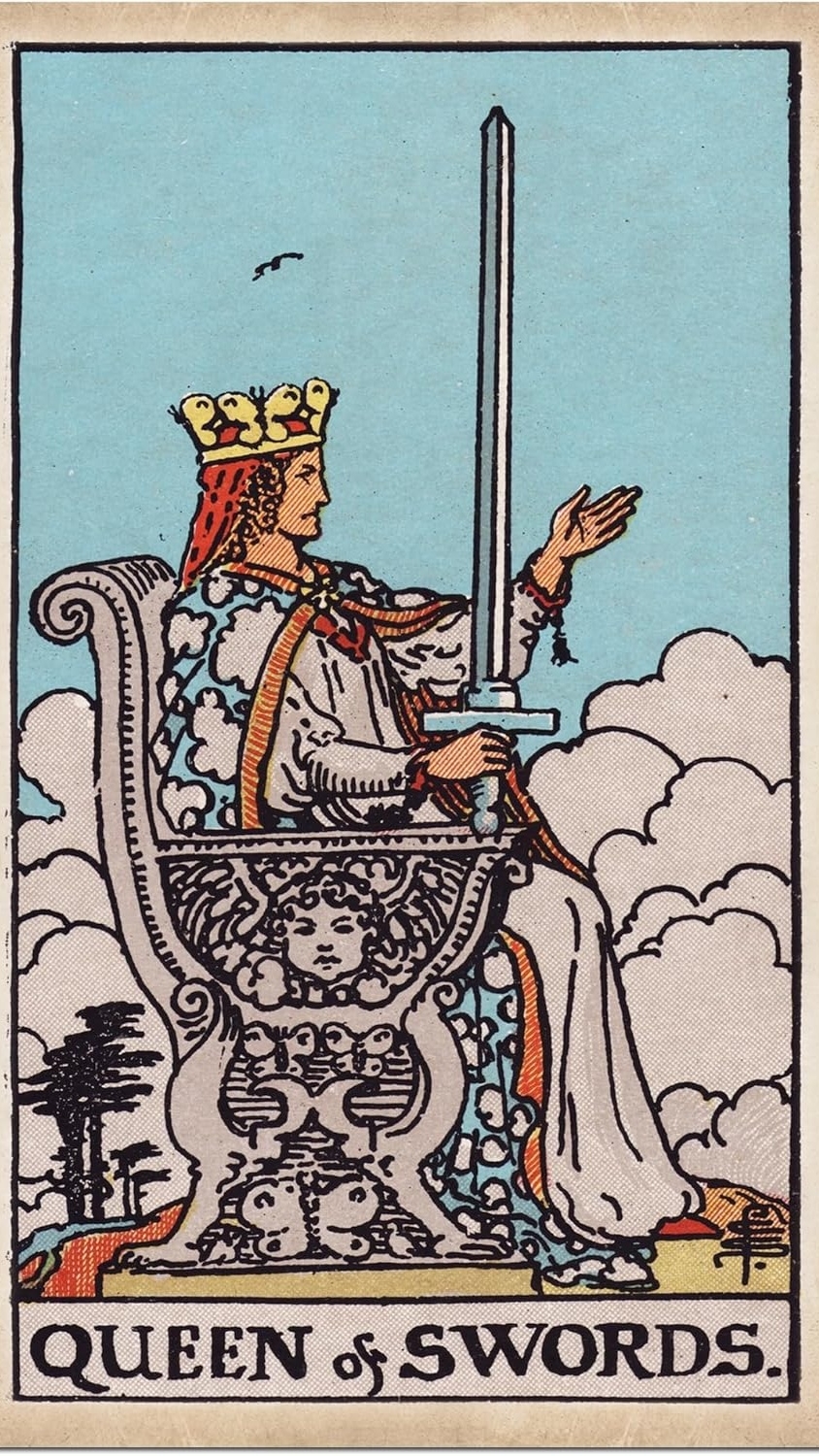 Королева Мечей в Таро #королевамечей #таро #тарологонлайн #обучениетаро