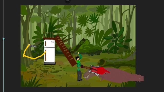 русский солдат в мире с динозаврами часть2