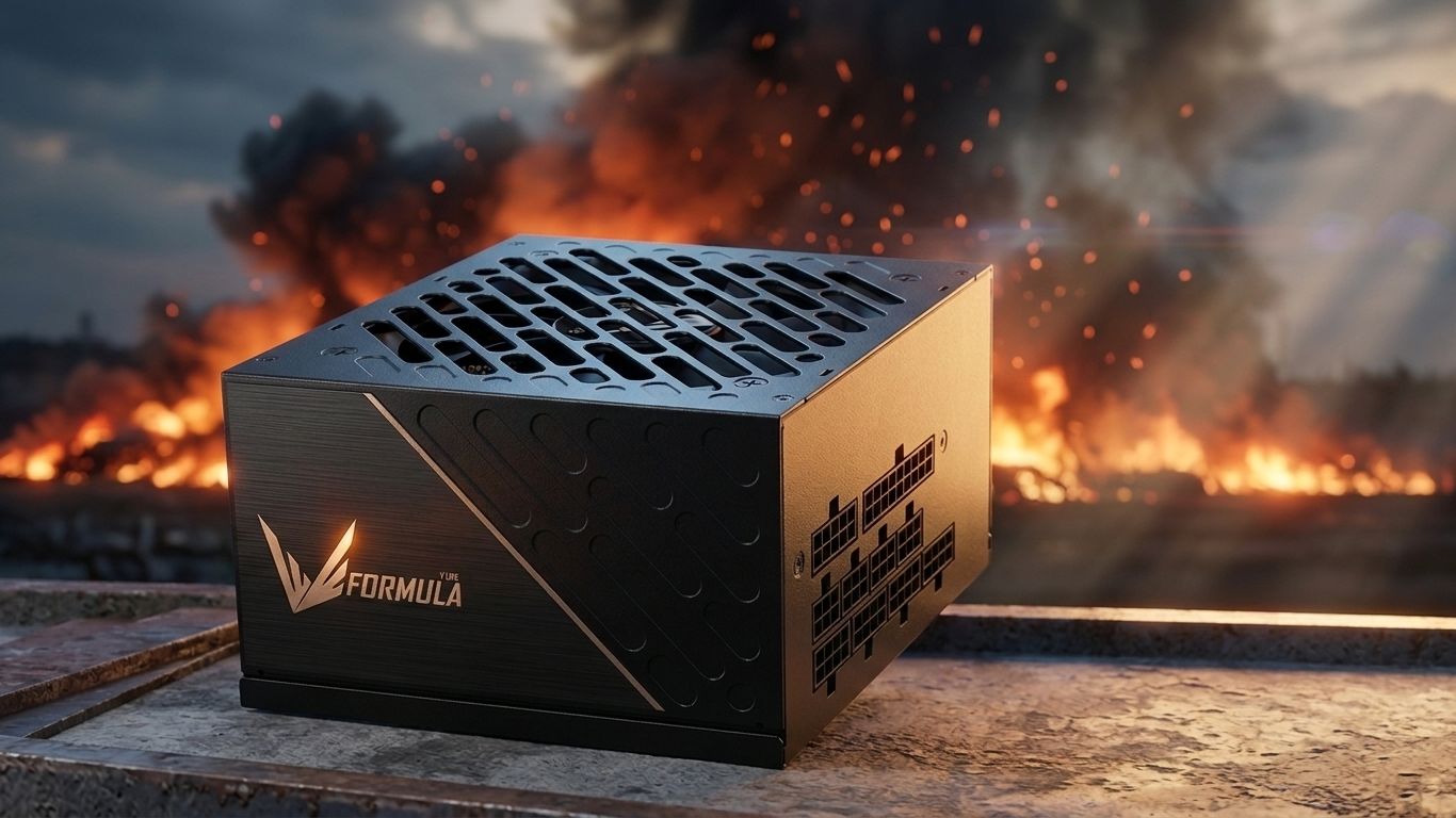 Обзор дешёвого блока питания 650W с видеокартой RTX 5070 Ti | Обзор Formula V Line FV-650GM