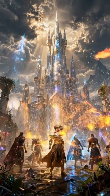 Эпическая битва магов: взгляд на новое королевство #магия #приключения #фантазия