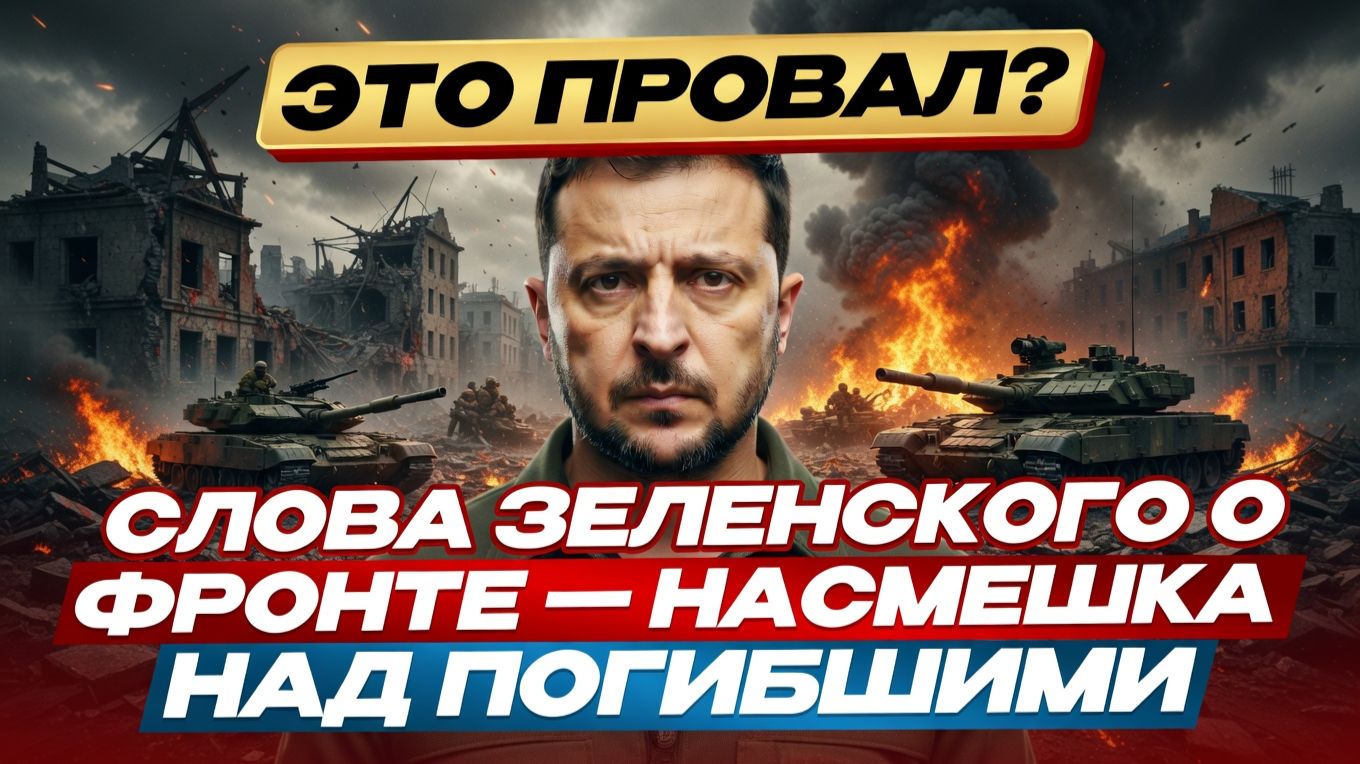 ЗЕЛЕНСКИЙ ШОКИРОВАЛ ЗАЯВЛЕНИЕМ. ВСУ умирают, а он говорит о «лучшем моменте»