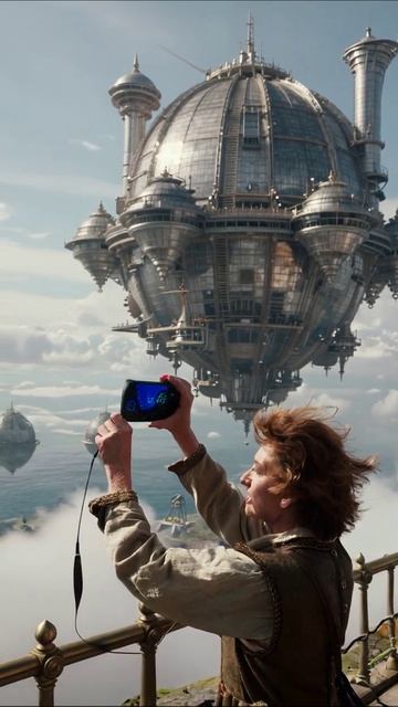 Загадочный мир парящих городов #фантастика #приключения #мирбедствия