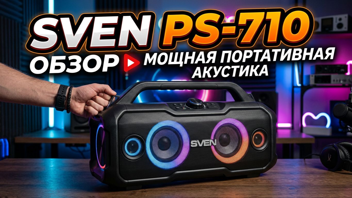 Портативная акустическая система SVEN PS-710