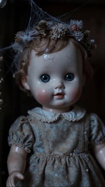 Заброшенная кукла: мрачные тайны прошлого #куклы #жуткое #видео