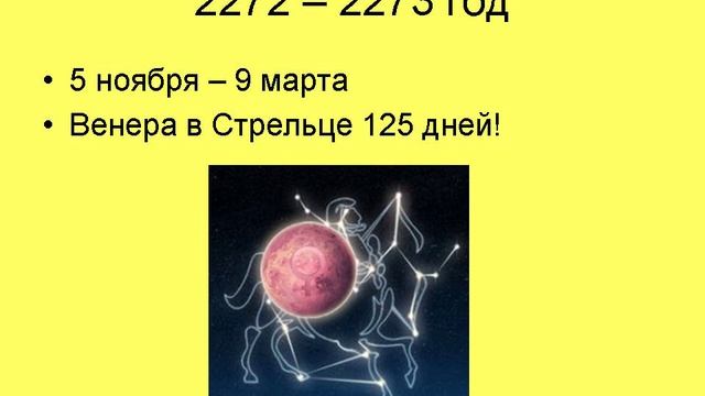 петли Венеры в Стрельце