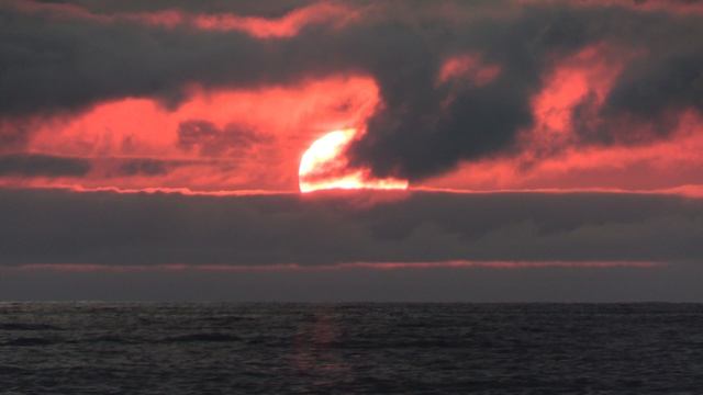Закат в вербное воскресенье