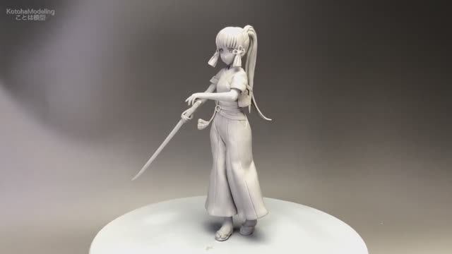 【原神】神里綾華幼少期Ver.のフィギュアを作ってみた【Sculpture_clay figure】Genshin Impact KAMISATO AYAKA