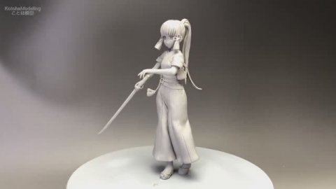【原神】神里綾華幼少期Ver.のフィギュアを作ってみた【Sculpture_clay figure】Genshin Impact KAMISATO AYAKA