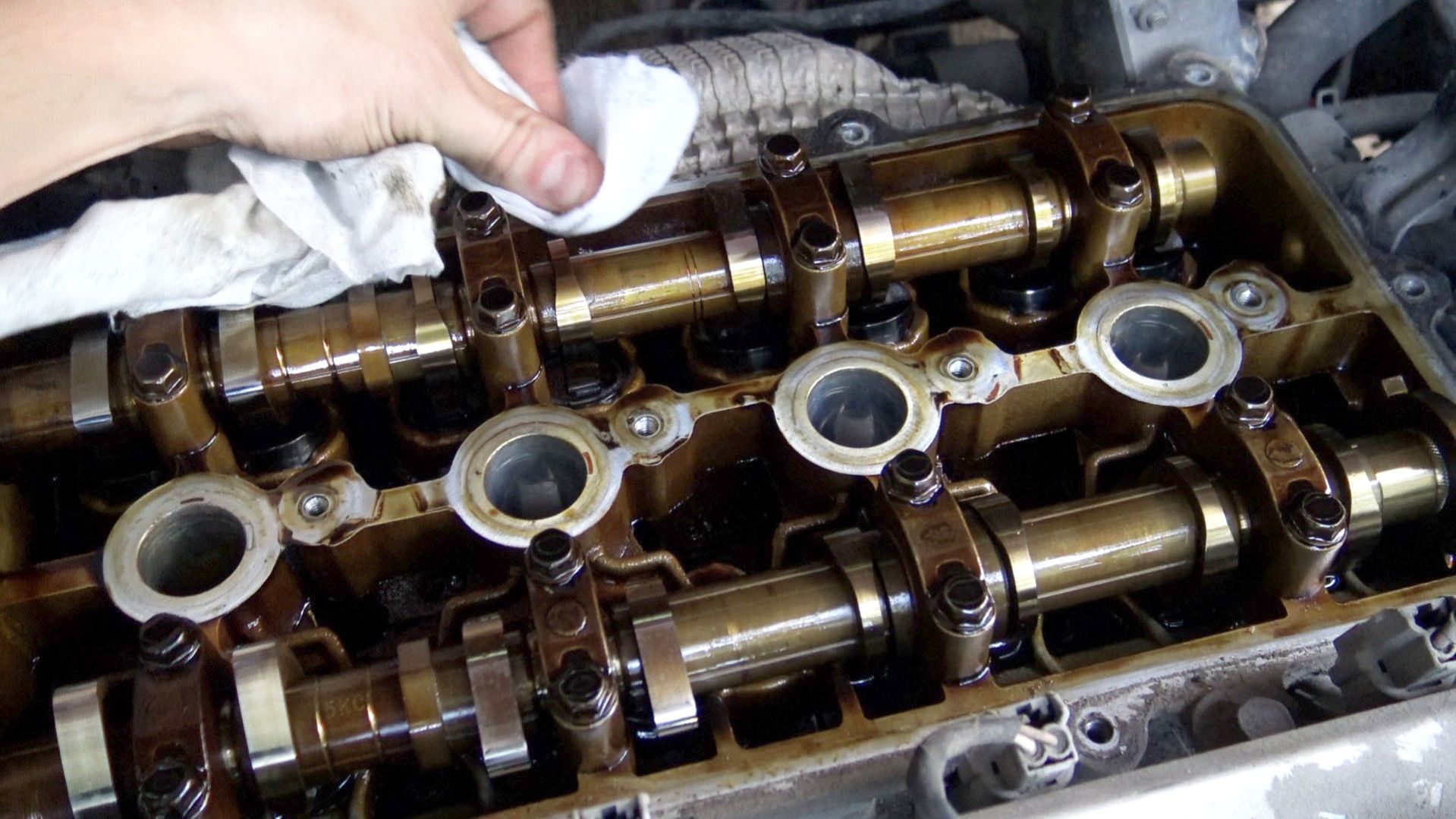 Киа церато 2 замена прокладки клапанной крышки