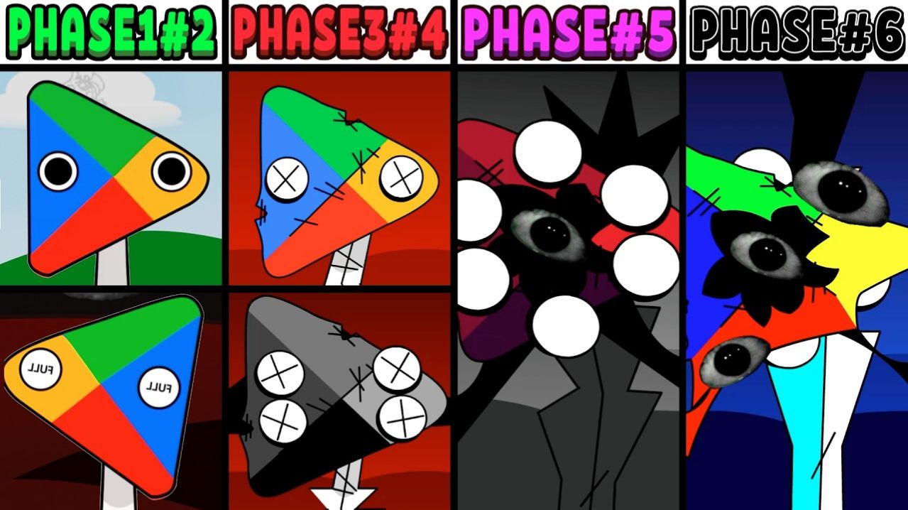 INCREDIBOX SPRUNKI: ВСЕ ФАЗЫ НОВОГО ОС GOOGLE PLAY! ▶️✨ ОТ 1 ДО 6! 🚀📱