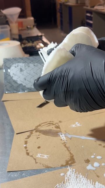 Король Ночи из смолы HARZ Labs Tough White напечатанный на принтере Anycubic M7 Pro