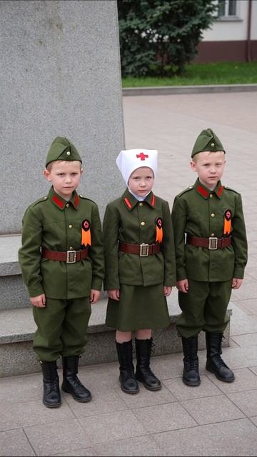 Дети в военной форме: память о прошлом #Воспитание #История #ДеньПобеды