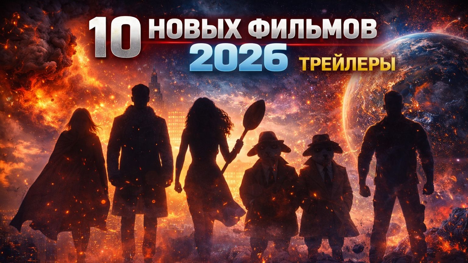 10 Новых фильмов 2026 (Трейлеры)