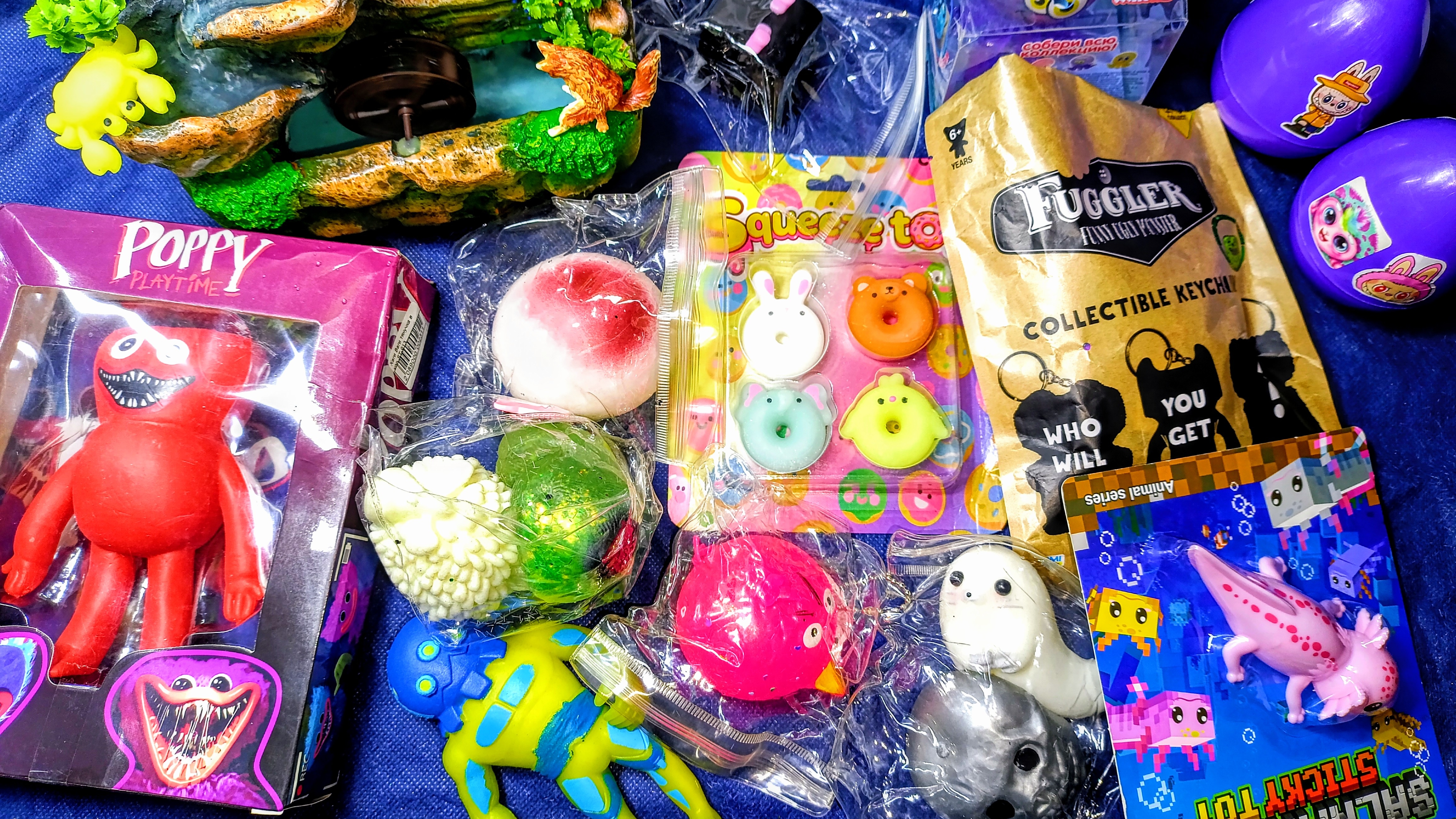 АСМР Распаковка сквишей 🥰 силиконовые Таба СКВИШИ 🫶🏻👀