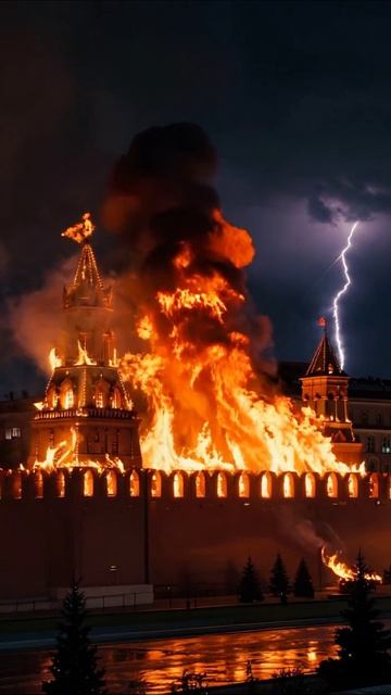 Горящая крепость: последние дни России #пожар #разрушение #кризис