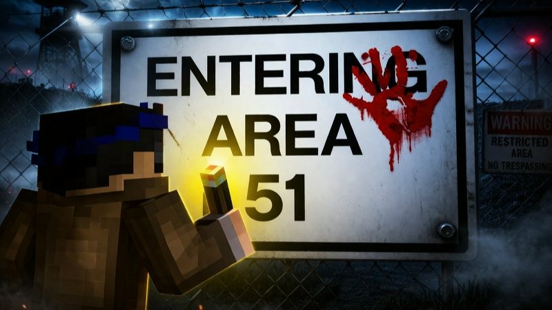 ВОЕННАЯ БАЗА - ЗОНА 51 (AREA 51) - ВТОРЖЕНИЕ ИНОПЛАНЕТЯН Страшилки Minecraft [ЛИНЧ]