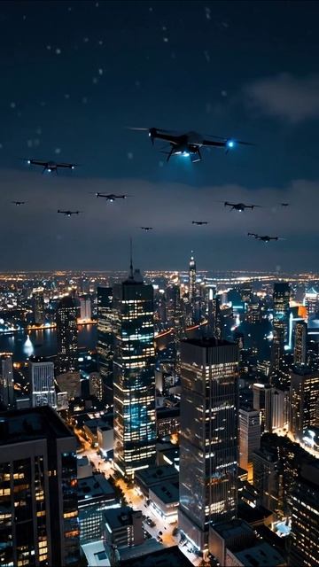 Надежда уходит в небесах: беспилотники на стражи темноты #технологии #апокалипсис #город