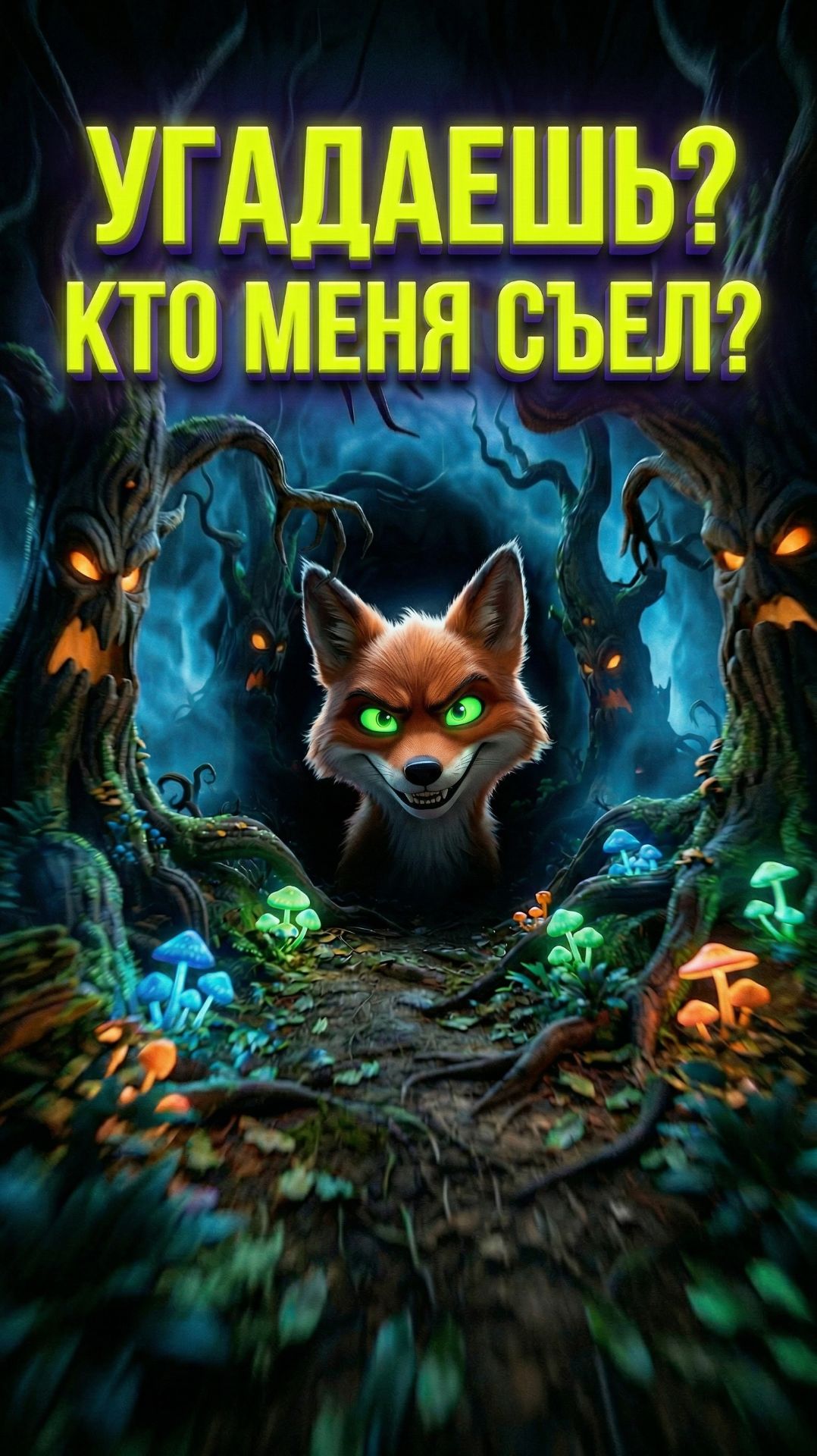 Сказка КОЛОБОК от первого лица! Жутко милая 3D-загадка