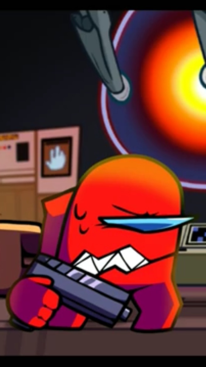 Красный Предатель из Fnf Vs Imposter 😨😨😨😨?!?!?!