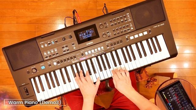 YAMAHA PSR-E483／Piano Sounds / Демонстрация ( без болтовни )