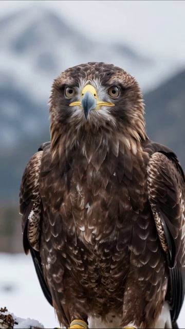 Величественный орел в горах #природа #орел #дикосистема