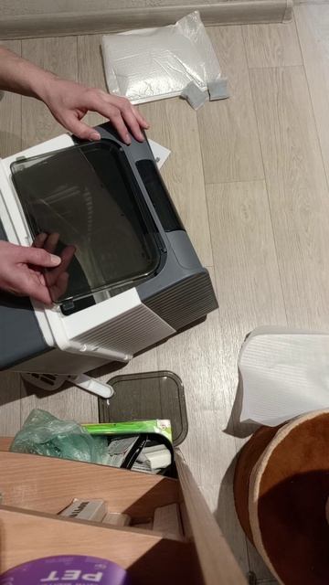 Домик-туалет - Распаковка