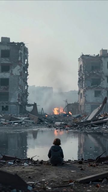 Разрушенные надежды: мир без будущего #разрушения #война #безнадёга