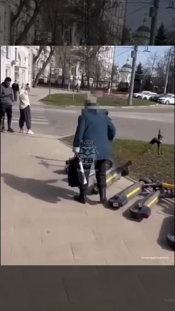 В Воронеже бабушка объявила войну электросамокатам

Видимо, новомодные средства передвижения совсем