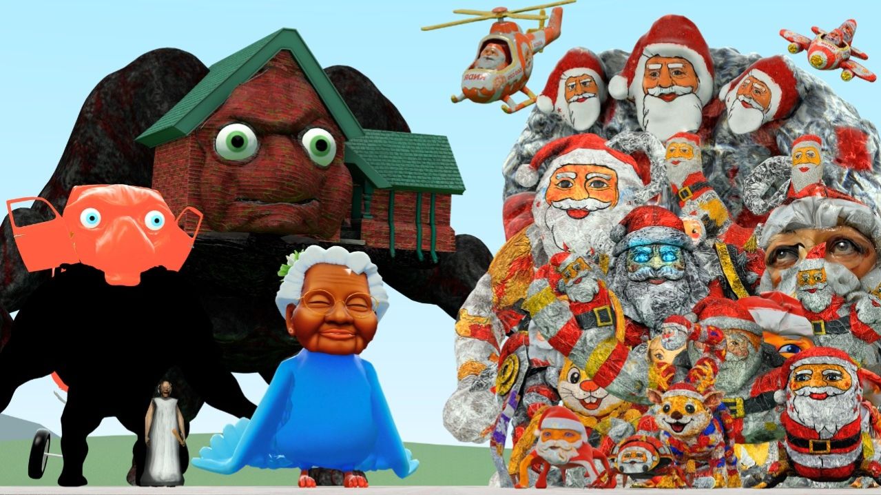 Команда Гугу Гага Против Семьи Бабулек