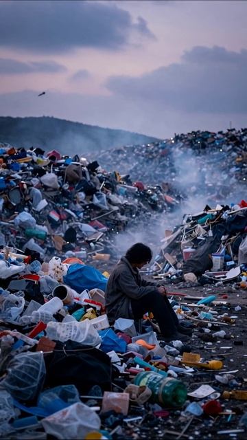Погружение в бездну: реалии жизни среди мусора #безысходность #экология #грусть